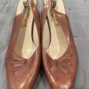 Salvatore Ferragamo Brown Heels